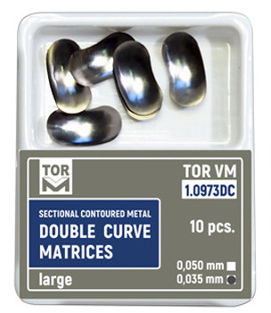 Sectional Contoured Metal Double Сurve Matrices 1.0973DC (10 pcs.)