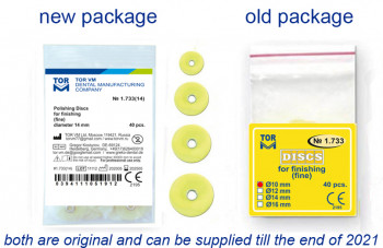 Discs for finishing 1.733 (40 pcs.)