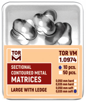 Sectional Contoured Matrices. Large with Ledge 1.0974(50 pcs.)