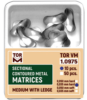 Sectional Contoured Matrices. Medium with Ledge 1.0975(50 pcs.)