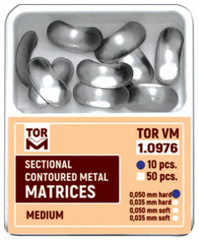 Sectional Contoured Matrices. Medium 1.0976 (10 pcs.)