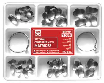 Universal Kit of Sectional Contoured Matrices 1.398 (100 pcs.)