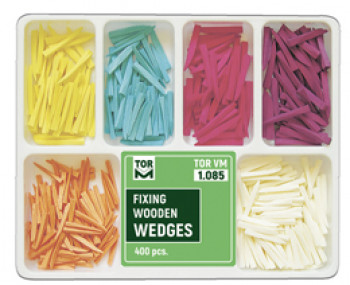Wooden Wedges of 6 types 1.085 (400 pcs.)