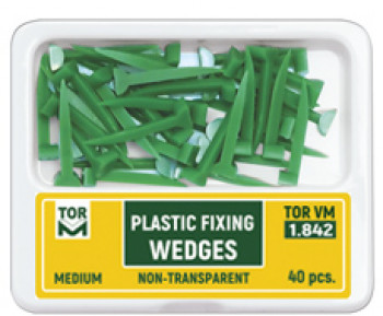Non-Transparent Plastic Wedges medium 1.842 (40 pcs.)