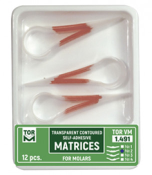Self-Adhesive matrices for molars 1.491 (12 pcs.)