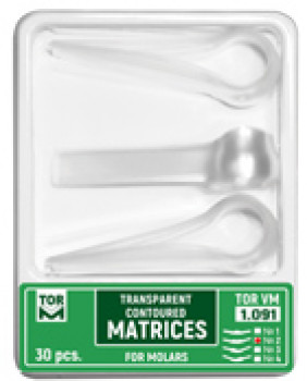 Molar Transparent Contoured Matrices 1.091 (30 pcs.)