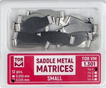 Saddle Metal Matrices small 1.301 (12 pcs.)